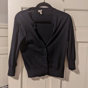 J. Crew black clare cardigan